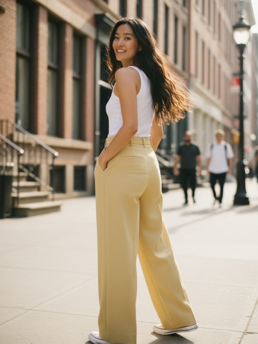 EAST 5th, Tan Petite Women's Dress Pants/Trousers, Size 12P